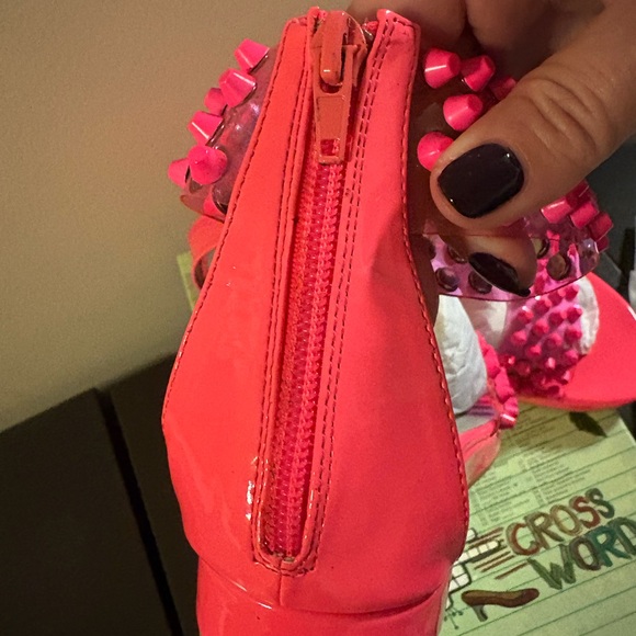 Neon Pink Jeffrey Campbell Largo Sandal! - Picture 6 of 7